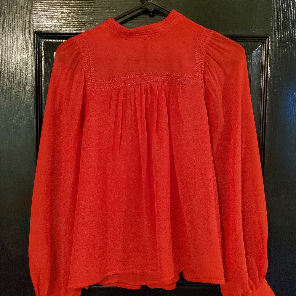 EUC! Beautiful red blouse